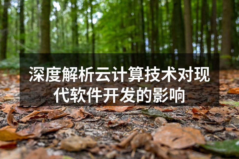 深度解析云计算技术对现代软件开发的影响