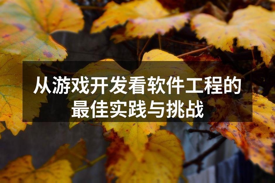 游戏开发团队协作